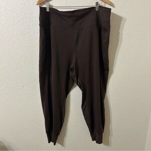 Athleta Venice High Rise Jogger in Brown Dark Caramel - Size 2X